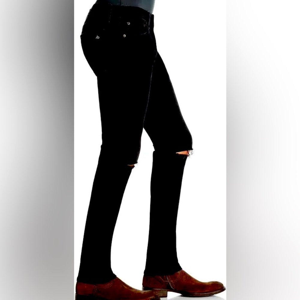 Rag & Bone Jeans ebony black size 33 type 1 skinny